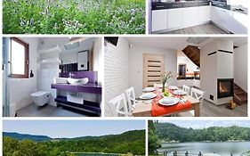 BIESZCZADZKI RAJ Komfortowe domy nad samym Jeziorem Solińskim - Sauna 608-280-713